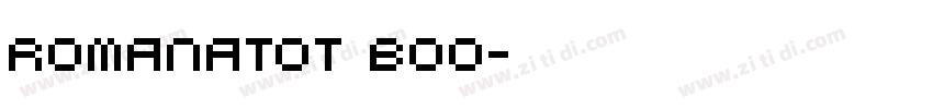RomanaTOT Boo字体转换